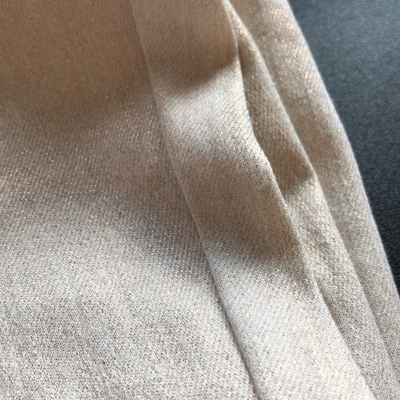 SUBTLE SPARKLE DENIM! COLDWATER CREEK ROSE GOLD METALLIC ANKLE JEANS - Picture 9 of 15